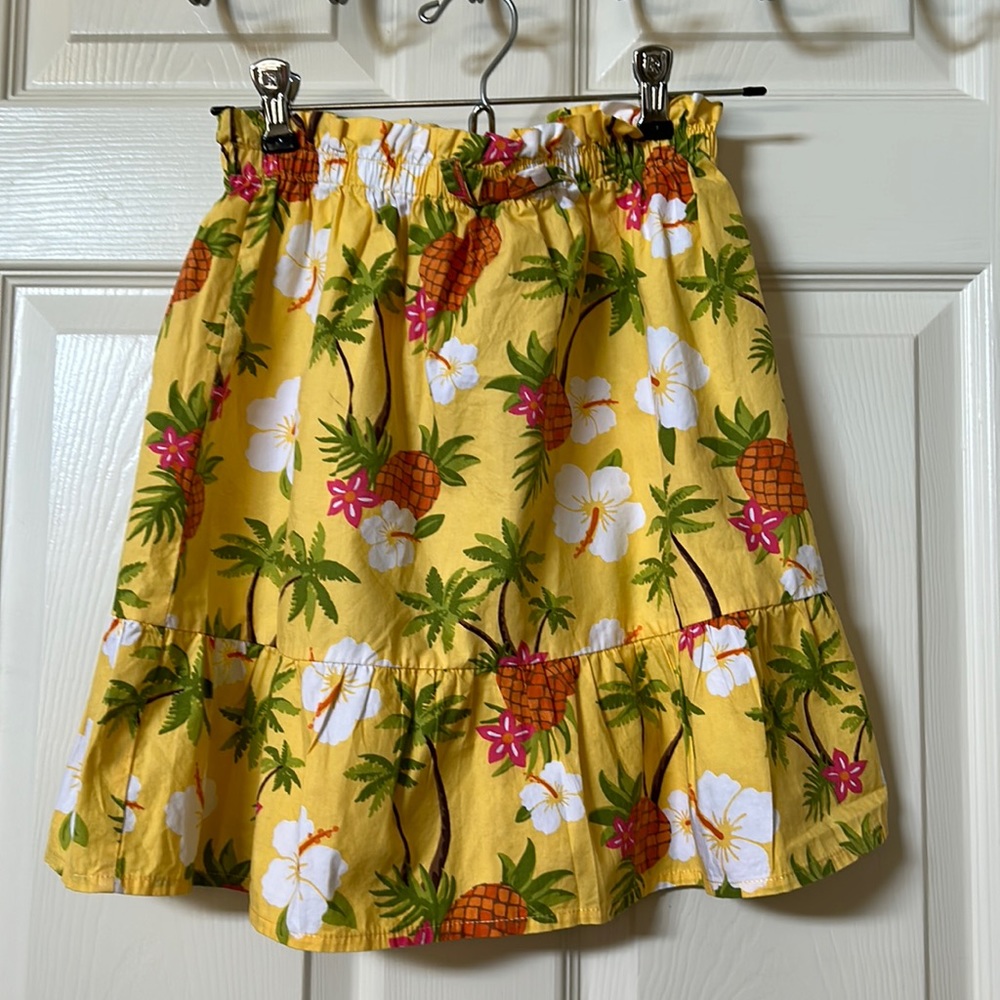 Gymboree tropical summer cotton skirt